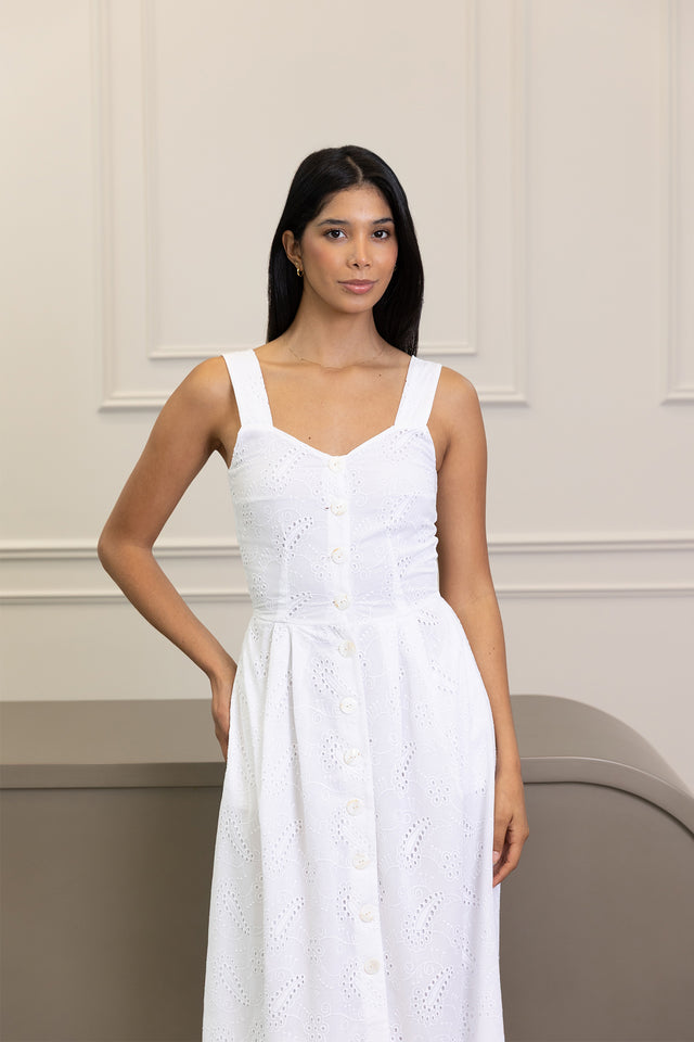 Perle Blanche Dress