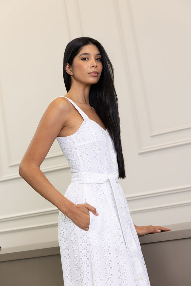 Perle Blanche Dress