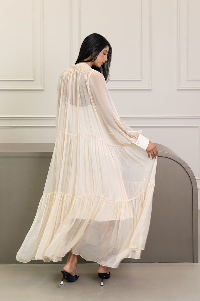 Silk Mirage Pastel Dress