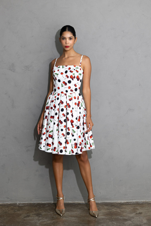 Above-Knee Dress Mon Chéri Print