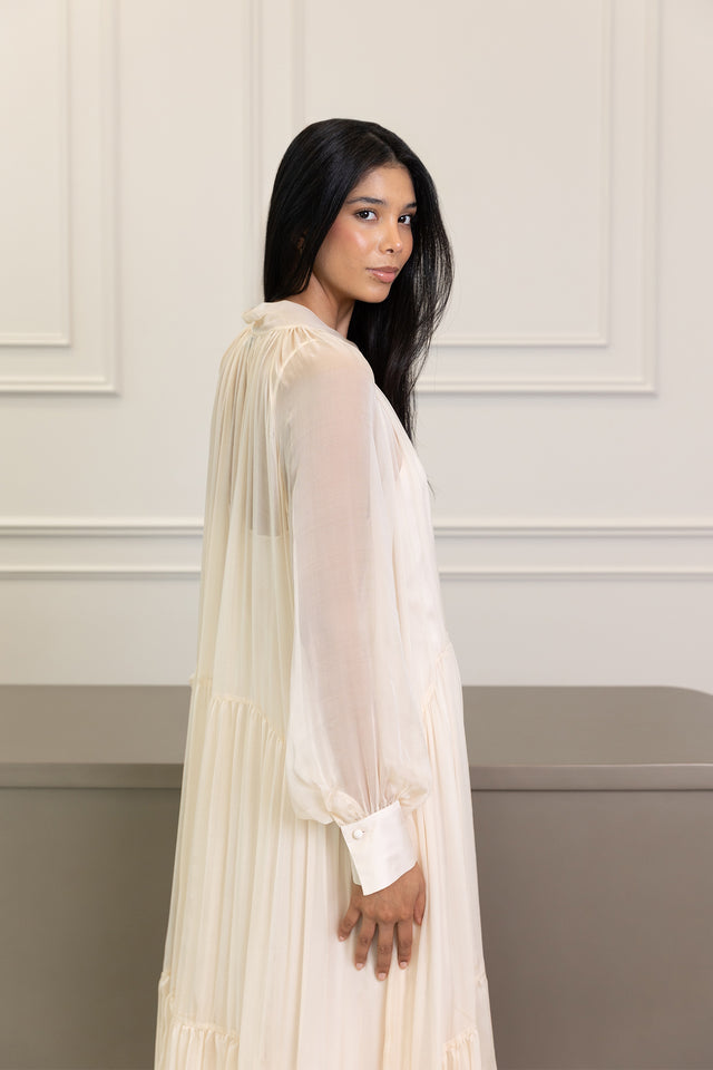 Silk Mirage Pastel Dress